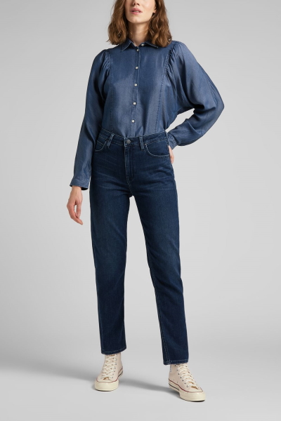 Женские джинсы Lee Carol L30U PDUA темно синего цвета